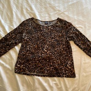 Leopard Print long sleeve top 3/$20